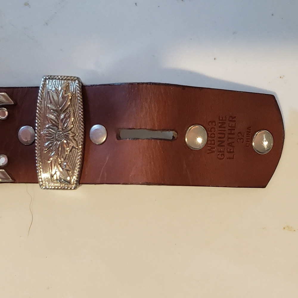 Ranger Belt Company, size 32 belt, brown - Picture 5 of 12